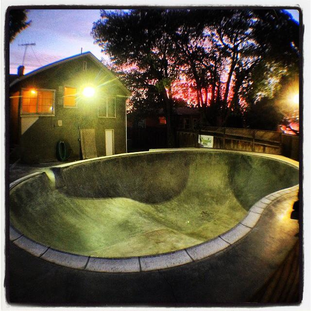 Weirdo Bowl at sunset