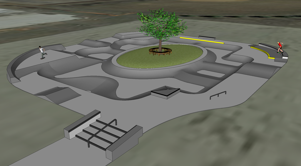 Watertown, South Dakota Skatepark Conceptual Design