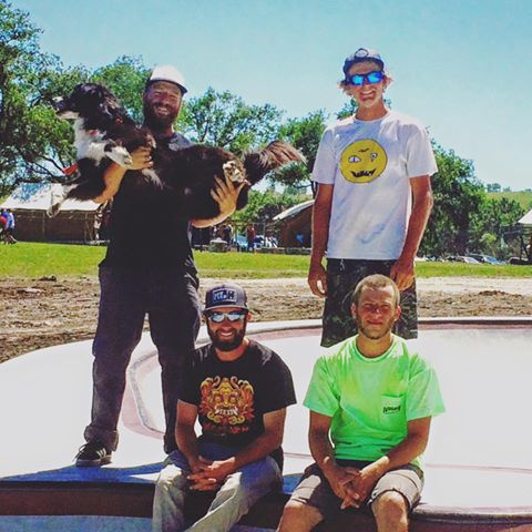 Camp Wood Skatepark crew