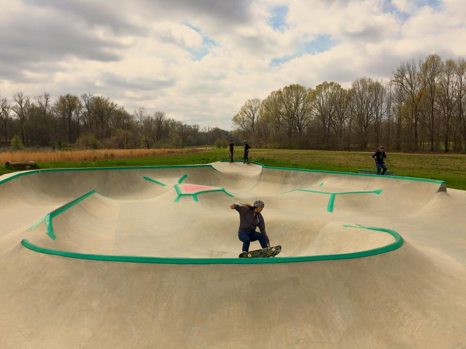 Catherine at the Hernando, Mississippi Skatepark