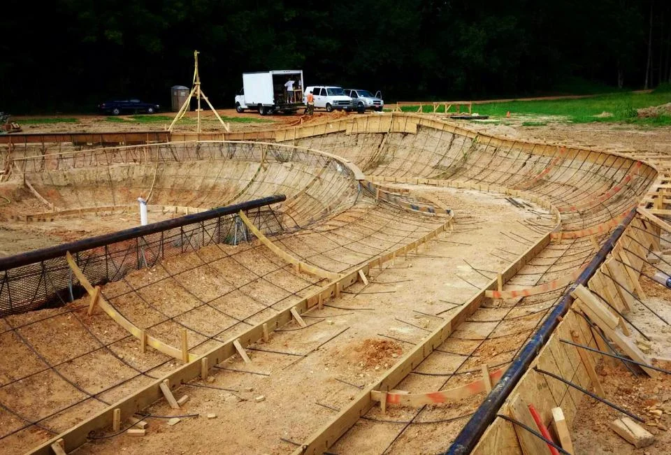 Hernando, Mississippi Skatepark construction