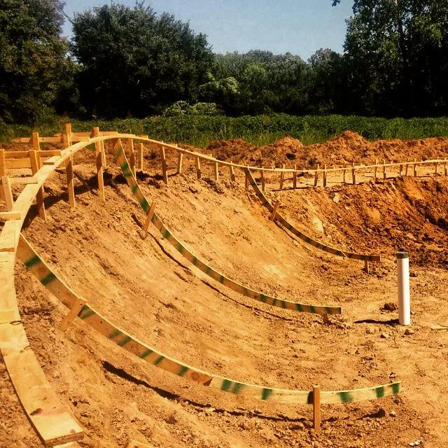 Hernando, Mississippi Skatepark construction