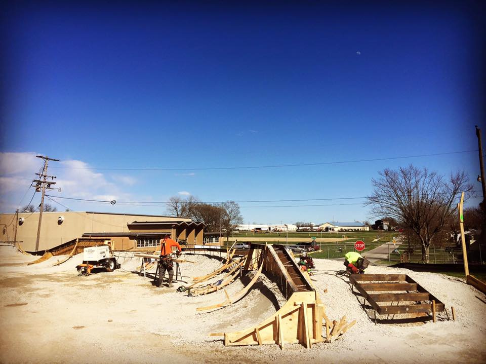 Hopkinsville, Kentucky Skatepark construction