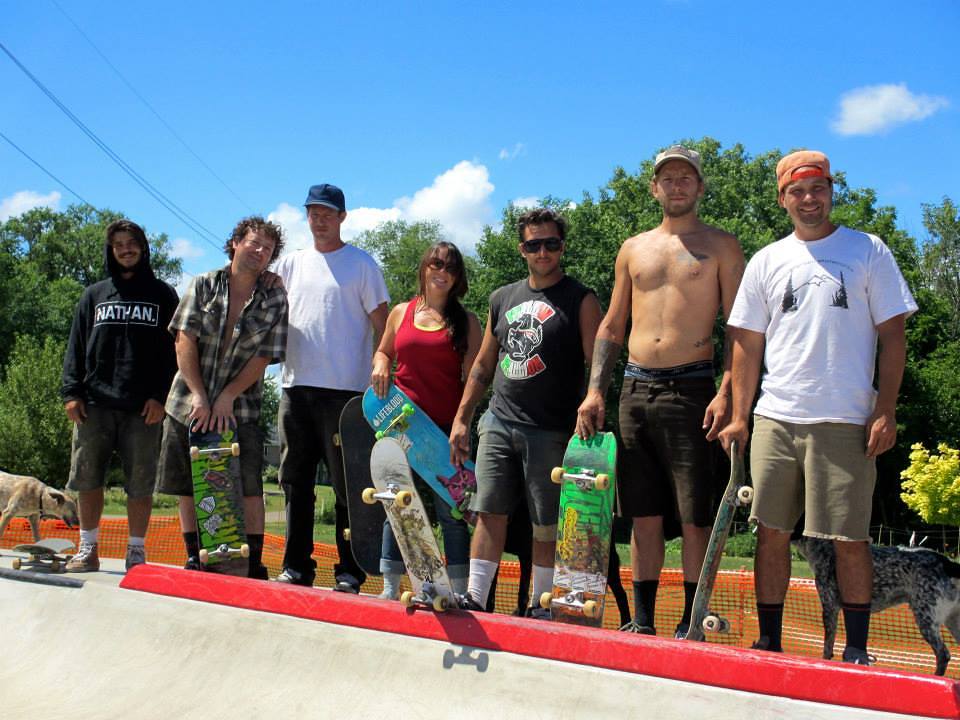 Eau Claire, Wisconsin Skatepark crew