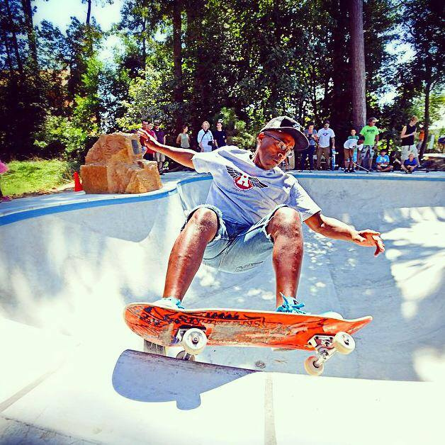 Chuck Treece frontside grind at the Epworth Skatepark - Rehoboth Beach, Delaware