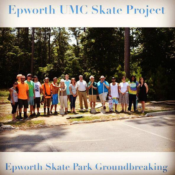 Groundbreaking at the Epworth Skatepark - Rehoboth Beach, Delaware