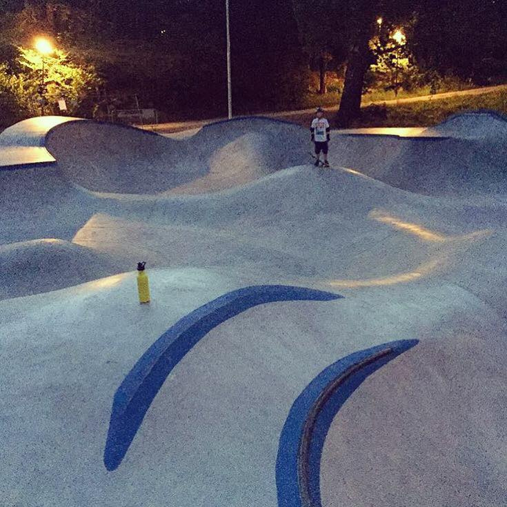 Fun skate shapes in Stockholm, Sweden