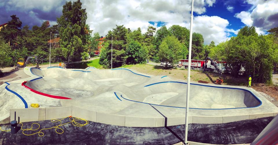 Stockholm, Sweden Skatepark - ready for ripping!