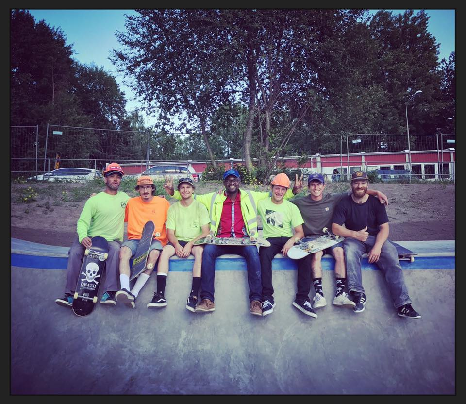 Stockholm, Sweden Skatepark crew