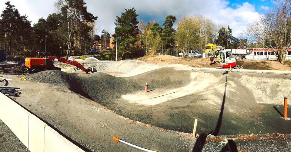 Stockholm, Sweden Skatepark construction