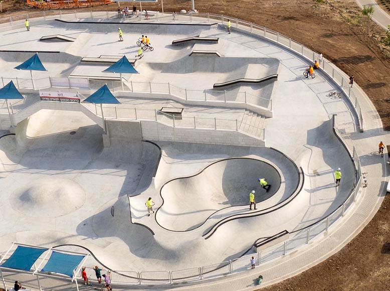 Modi'in Skatepark from above. 