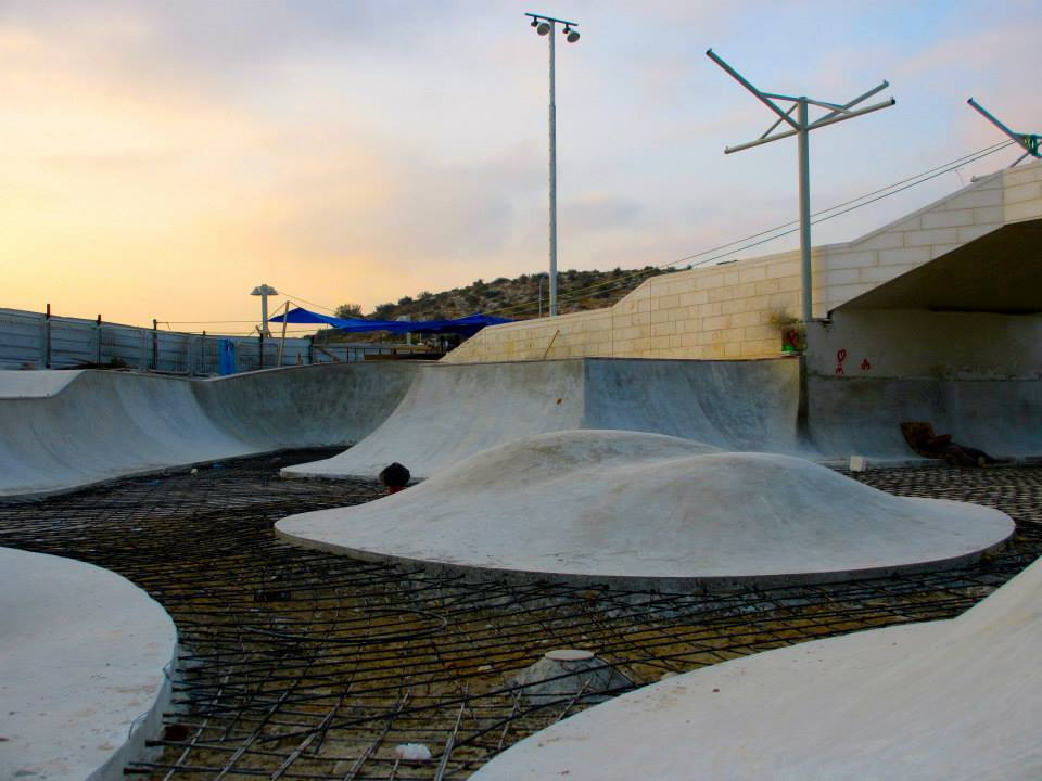 Modi'in, Israel Skatepark takes shape