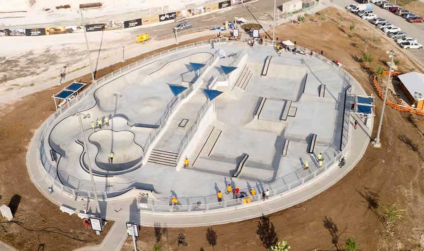 Modi'in, Israel Skatepark from above