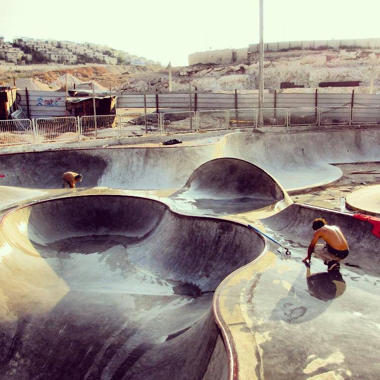 Modi'in, Israel Skatepark construction