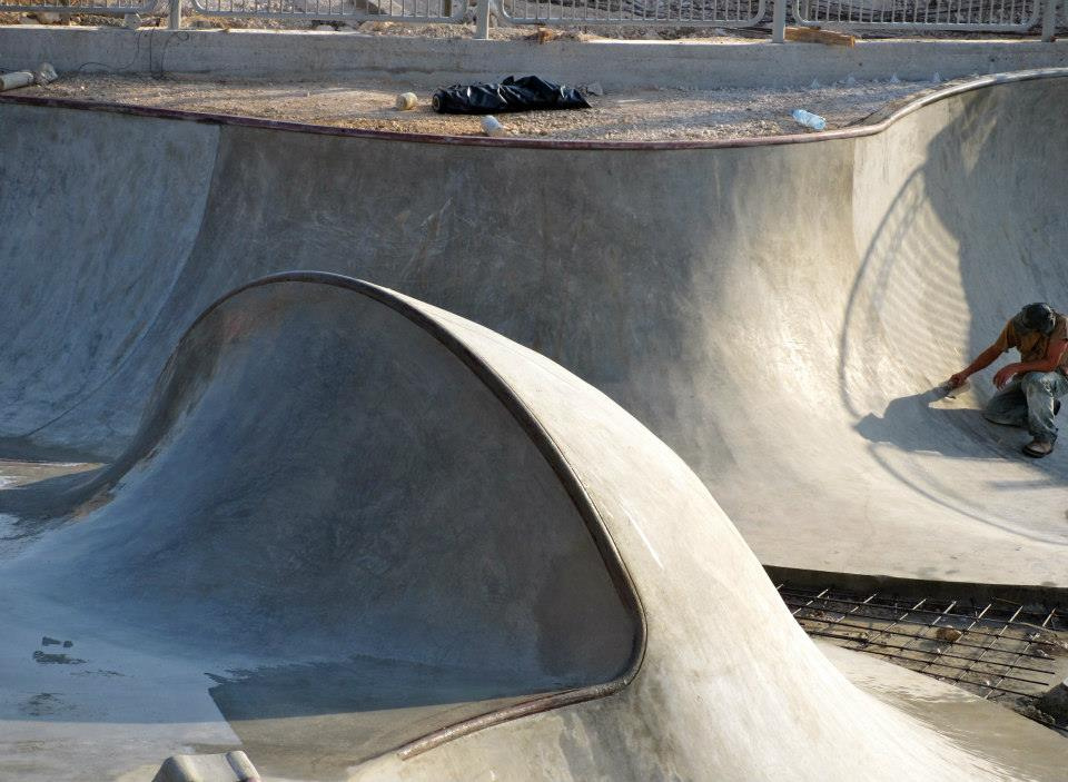 Modi'in, Israel Skatepark construction