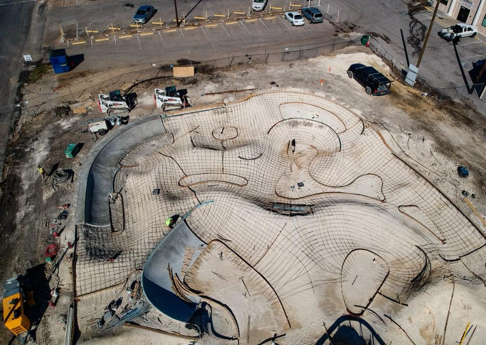 Taylor, Texas Skatepark Construction