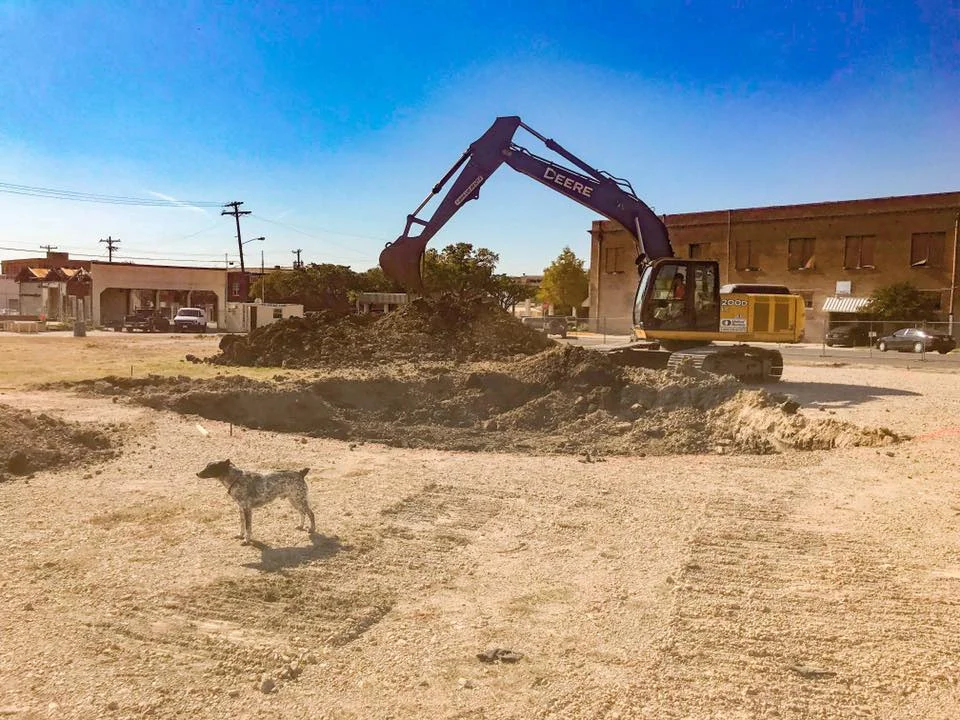 Taylor, Texas skatepark construction