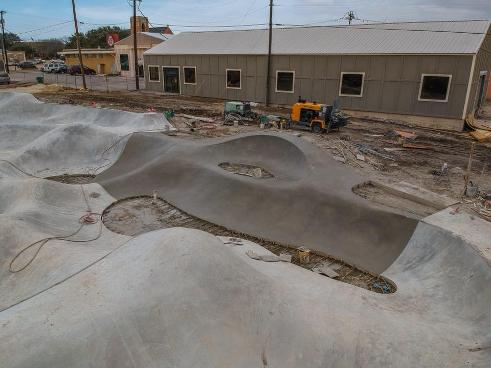 Taylor, Texas Skatepark Construction