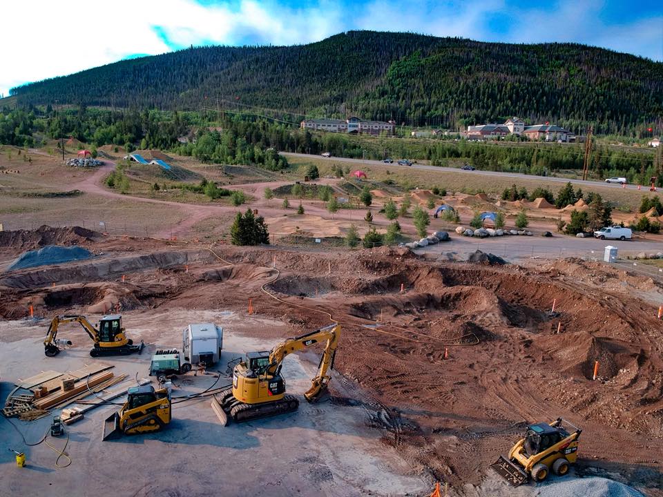 Massive dirt work in Frisco, Colorado