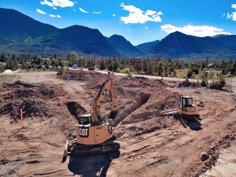 Frisco, Colorado Skatepark construction