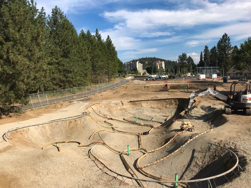 Coeur d'Alene, Idaho Skatepark Construction