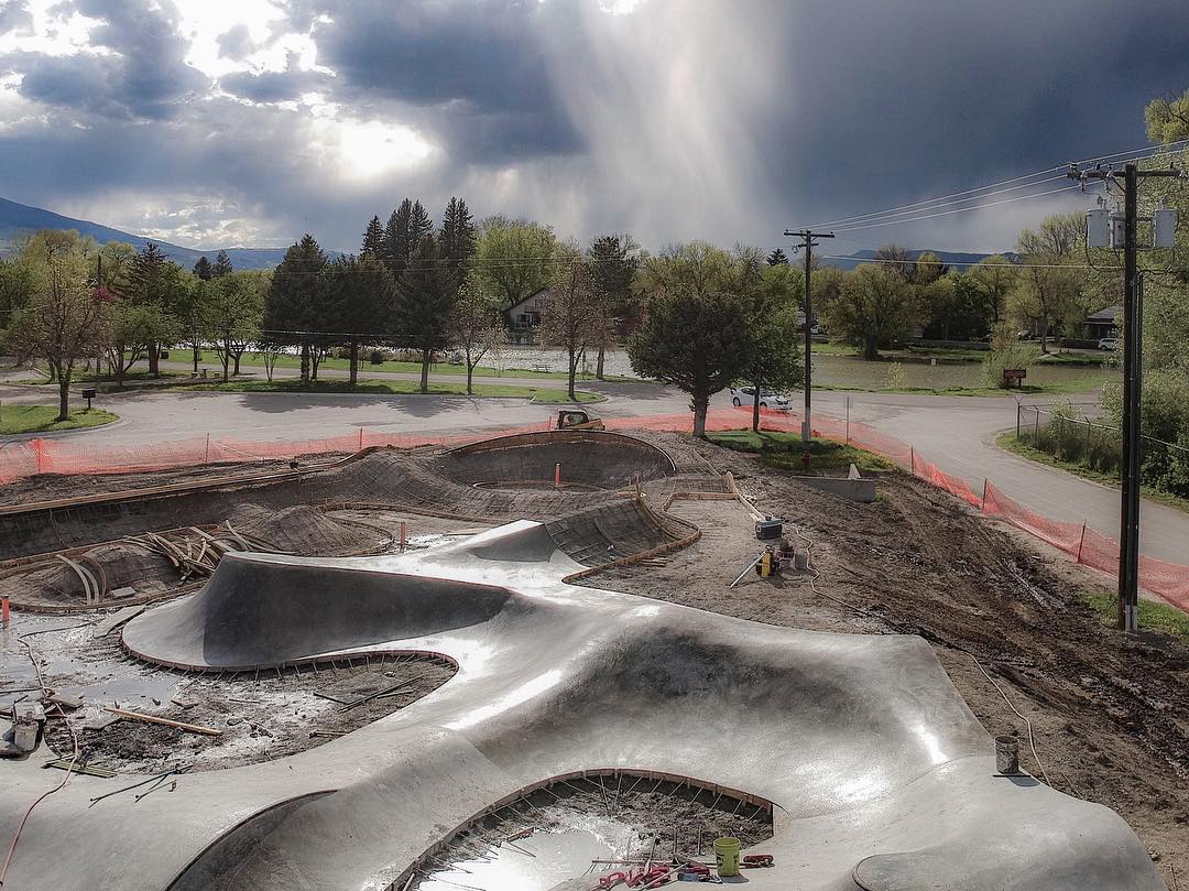 Skate shapes in Livingston, Montana