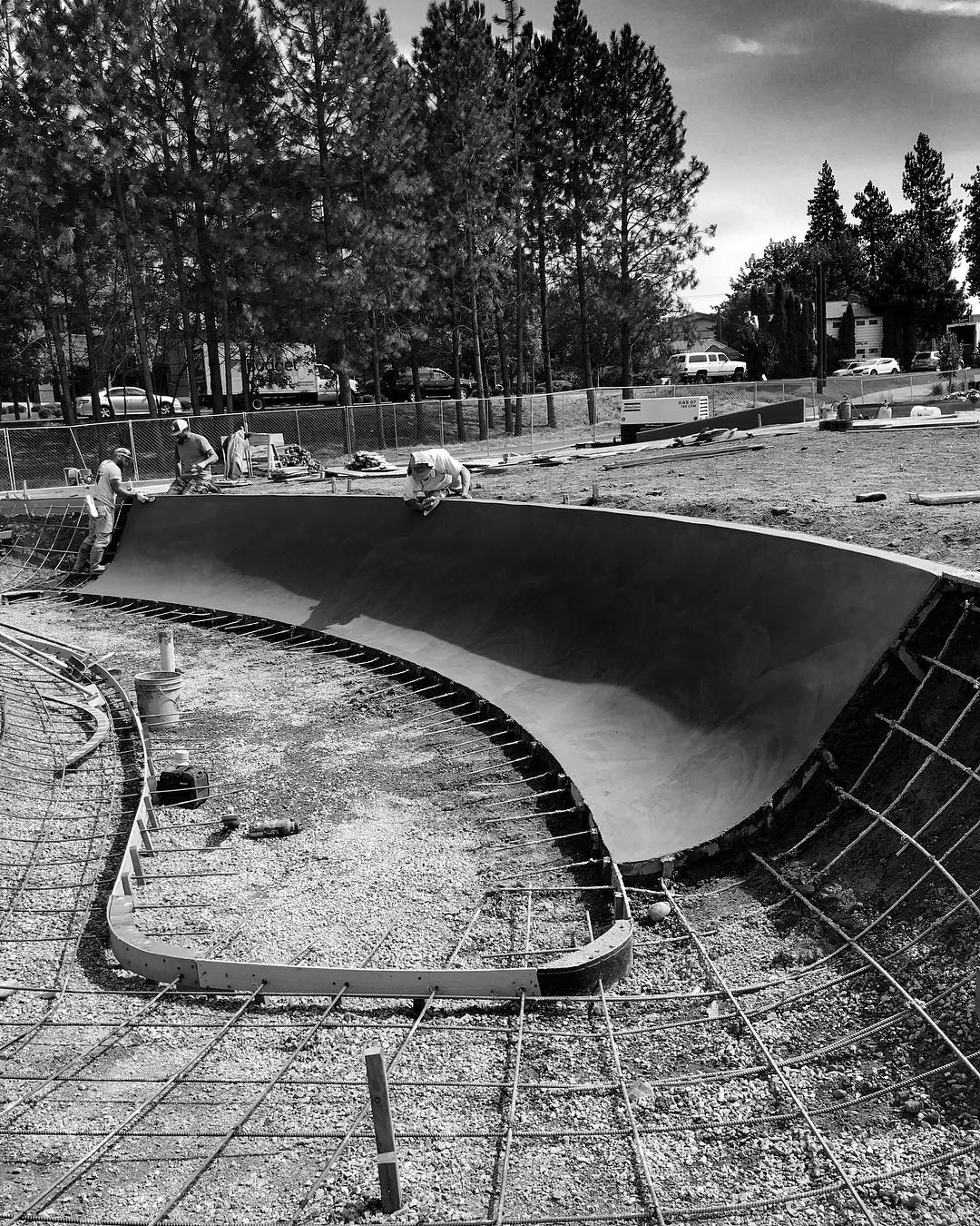 Coeur d’Alene, Idaho skatepark construction