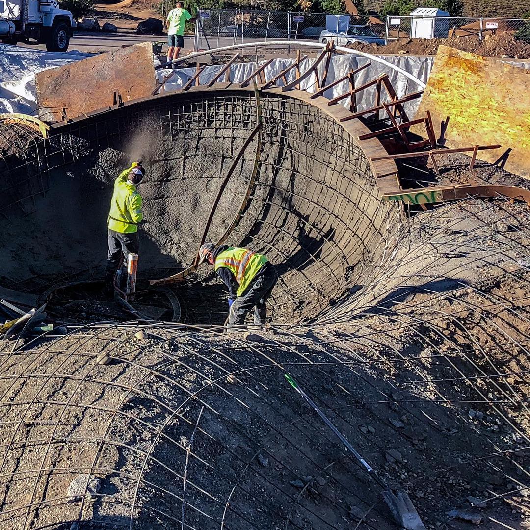 Shotcrete moonscape 🌒 Frisco, Colorado 💪🏽 