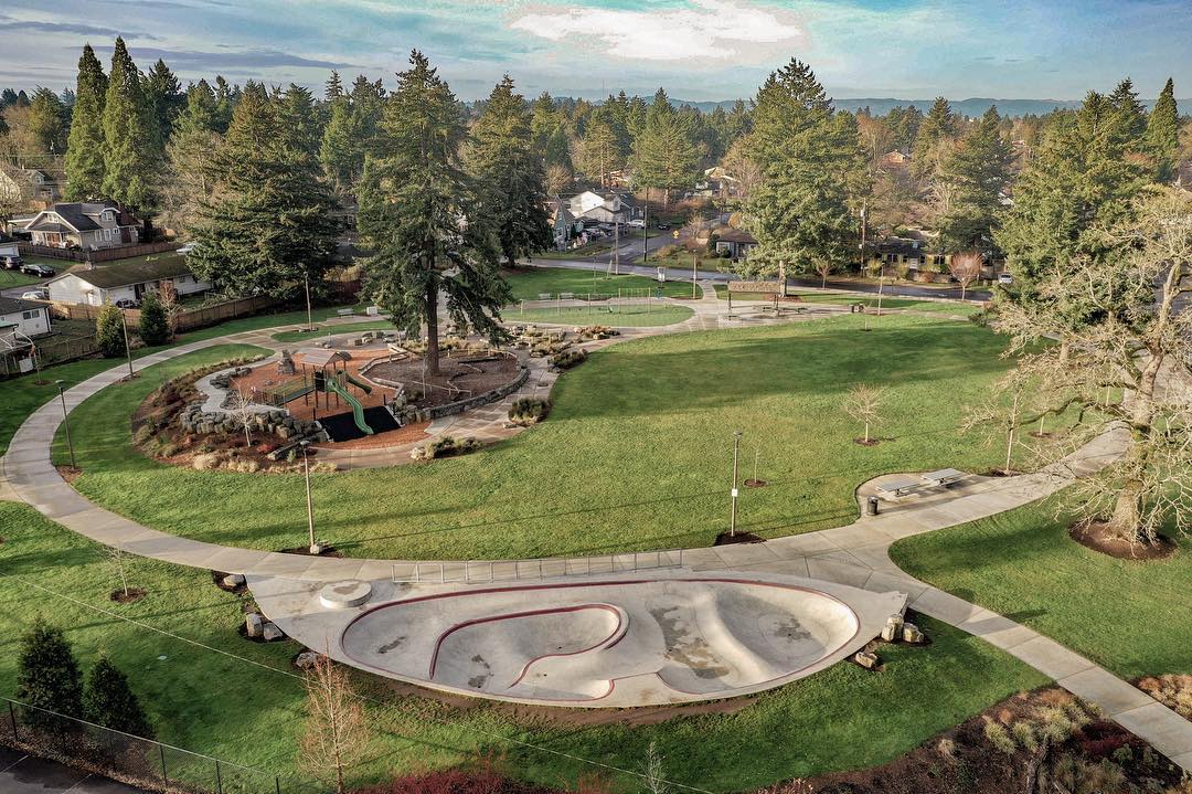 Round &amp; Round. Mini Skatepark in Portland, Oregon 