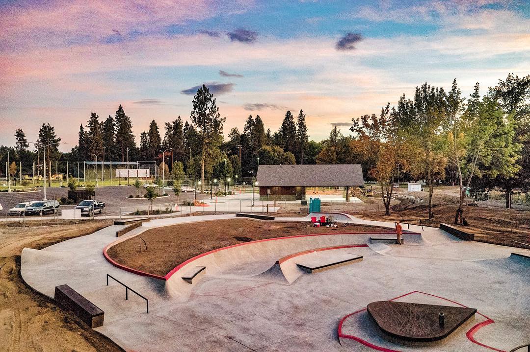 Coeur d’Alene, Idaho Skate Plaza 😎