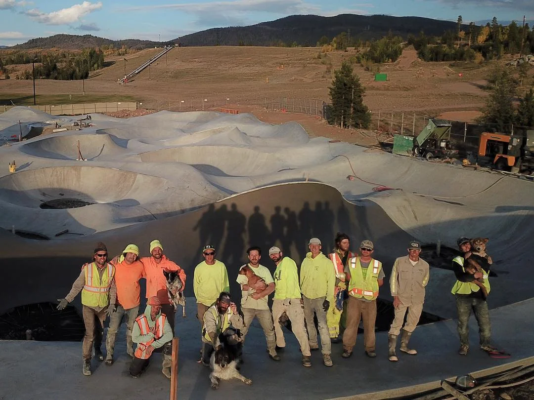 Biggest #evergreenskateparks park yet.