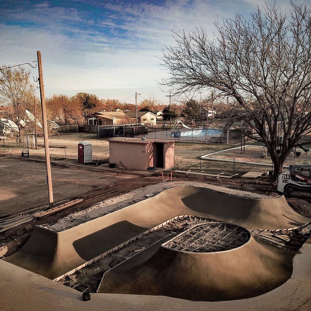 Idalou, Texas is another great example of #skateparkrecycling