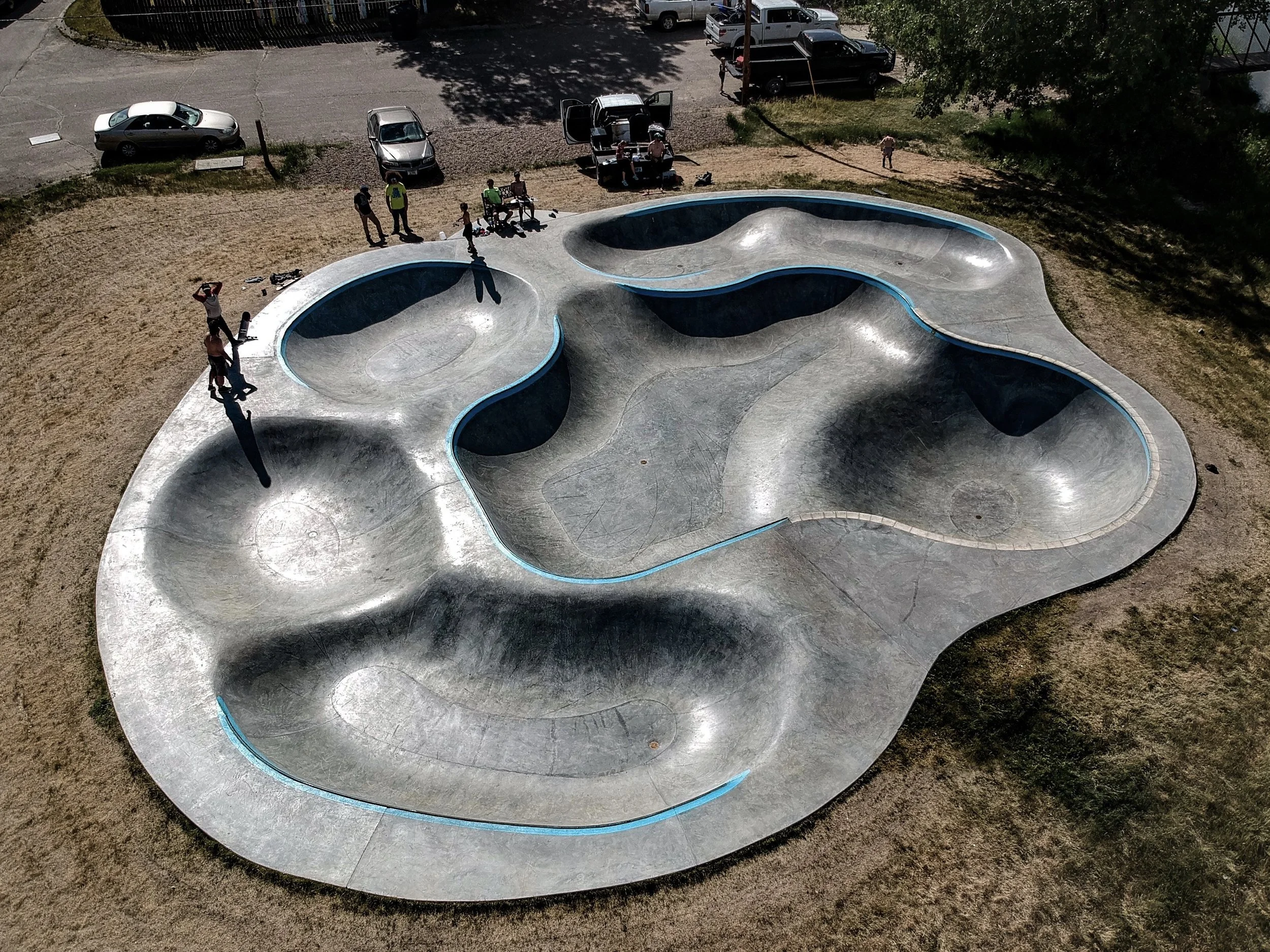 Another fun #miniskatepark in the #middleofnowhere courtesy of #montanapoolservice ππ½