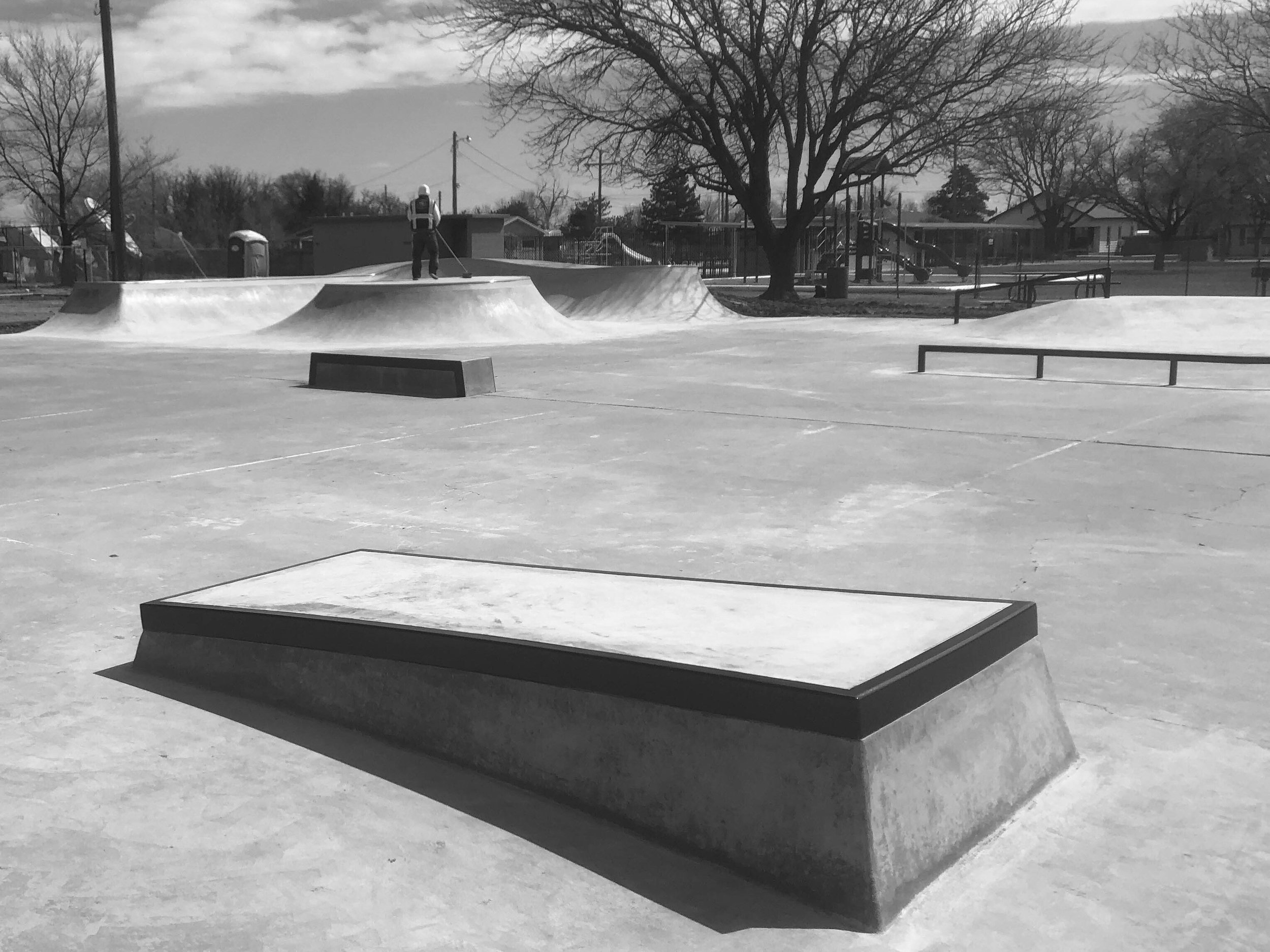 Idalou, Texas Skatepark ☀️a fun little park &amp; another example of one of our #skateparkrecycling ♻️projects 