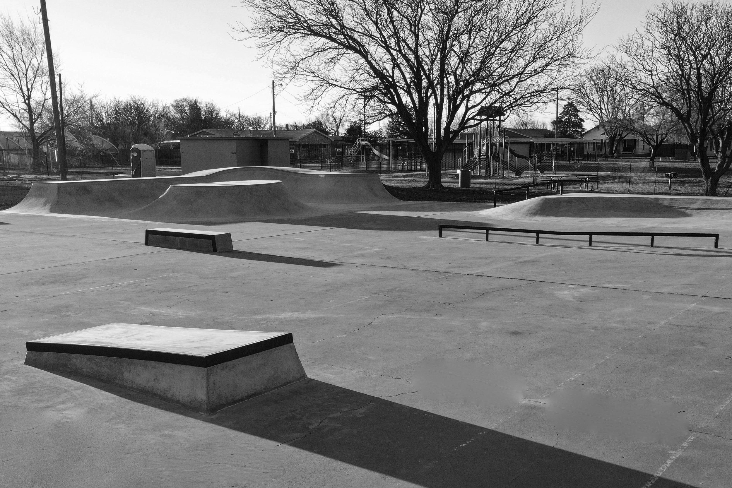 Idalou, Texas Skatepark ☀️a fun little park &amp; another example of one of our #skateparkrecycling ♻️projects 