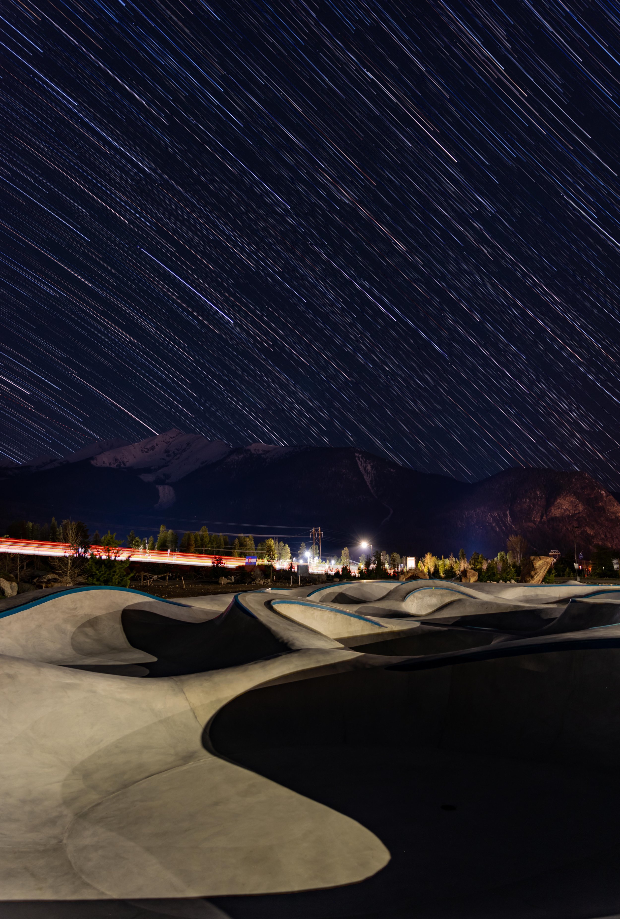 Moon lit moonscape 🌒 Frisco, Colorado 💯 