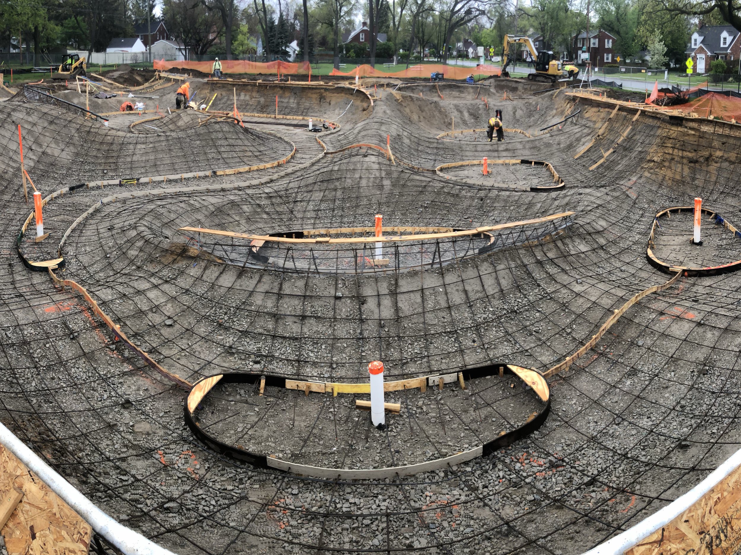 Ferndale, Michigan #skateparkconstruction 🚜 