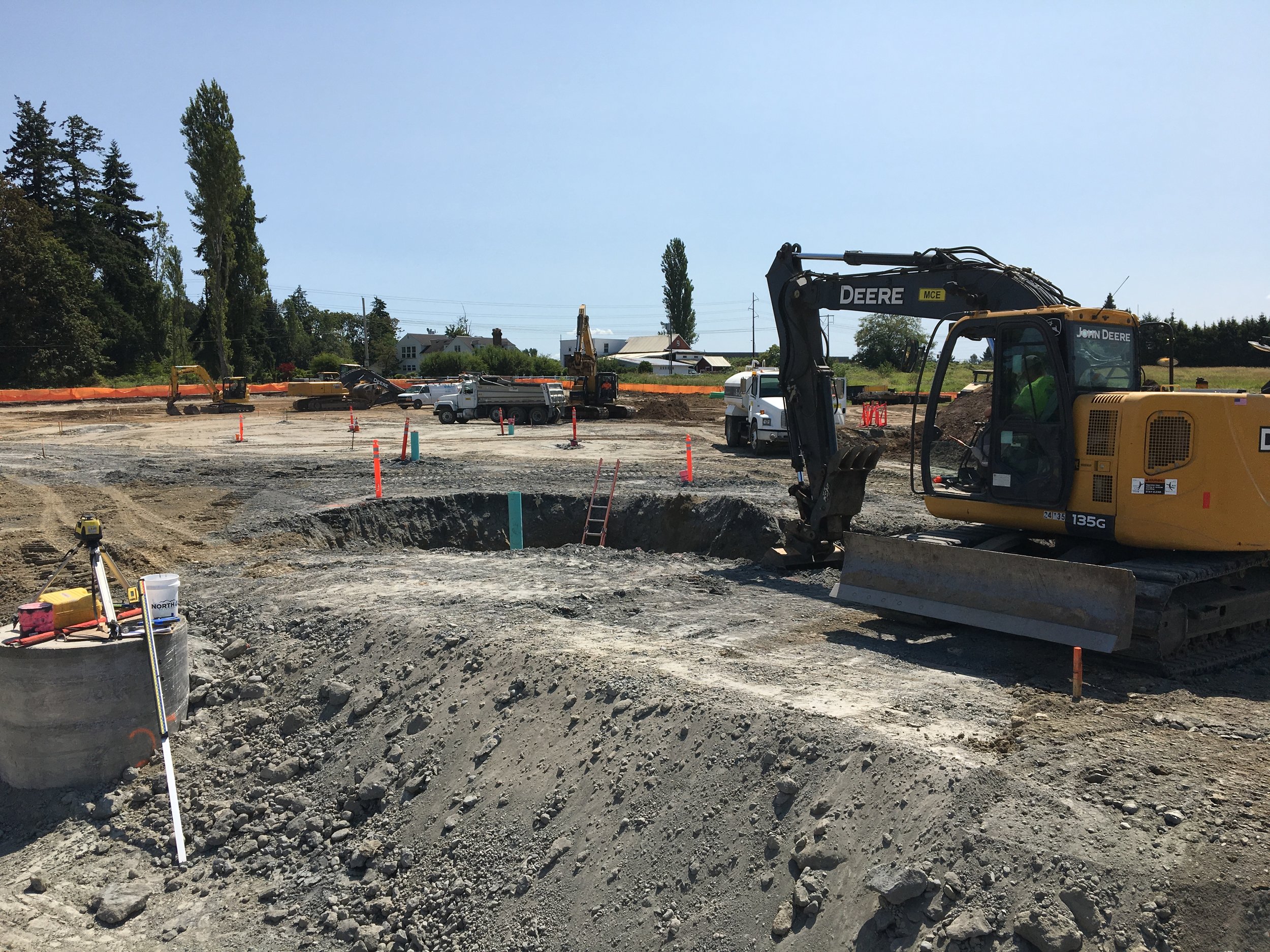 It’s always exciting breaking ground on a new park 🚜 We just got started on the new Lake Stevens, Washington skatepark 💪🏽 