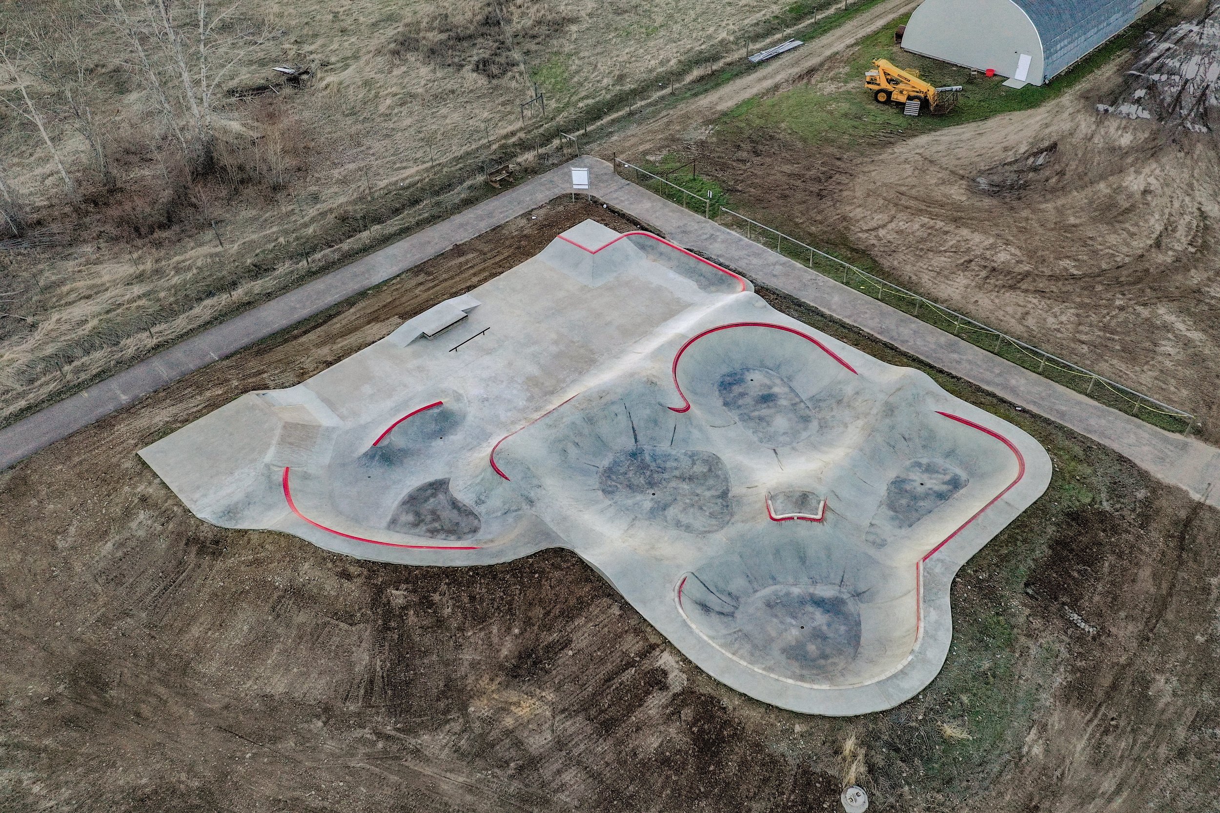 The existing concrete slab at the Darby, Montana skatepark got an upgrade this spring. Another #skateparkrecycling ♻️ project. Courtesy of @mtskateparkassociation 💯 