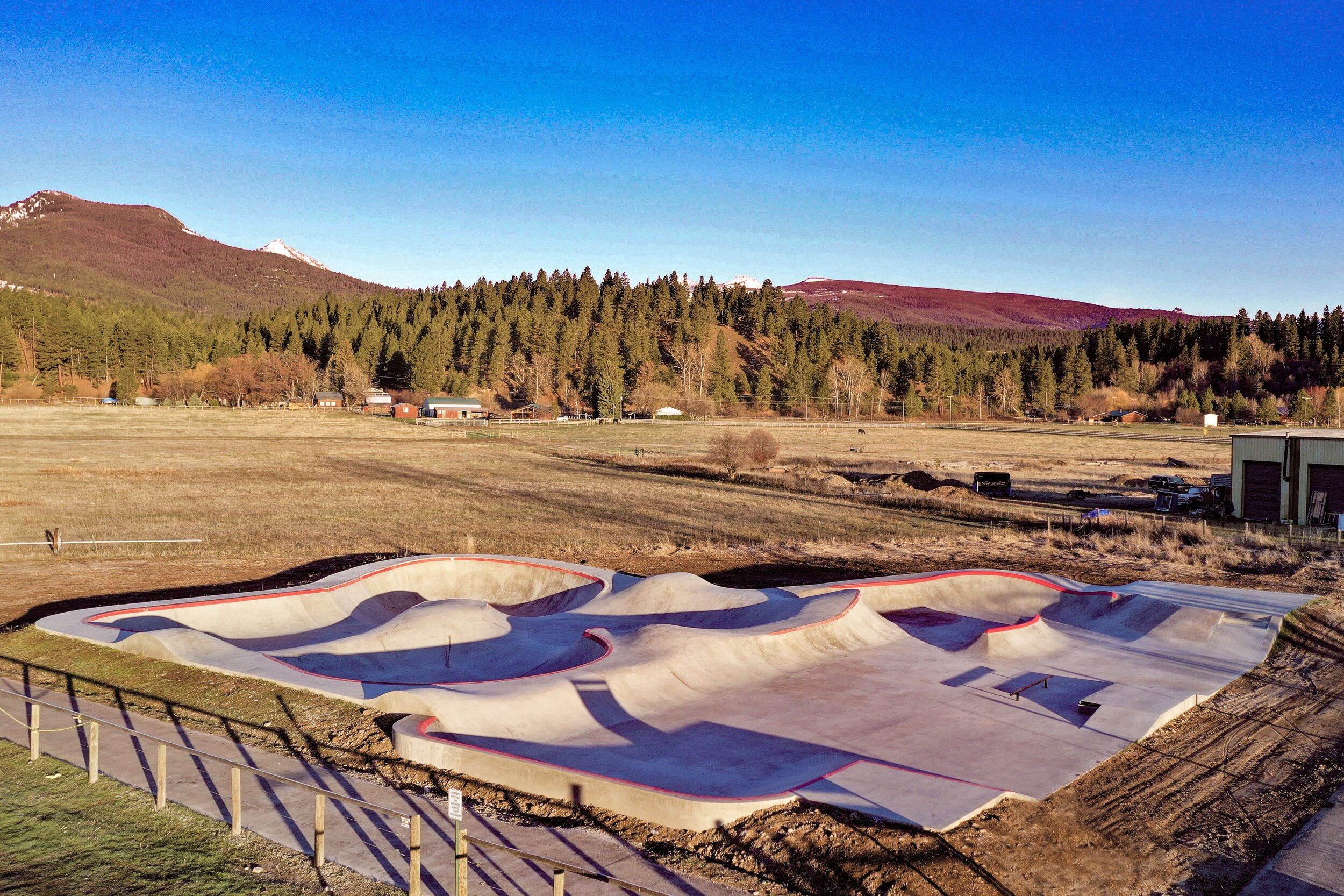 Evergreen Skateparks — Darby, Montana Skatepark