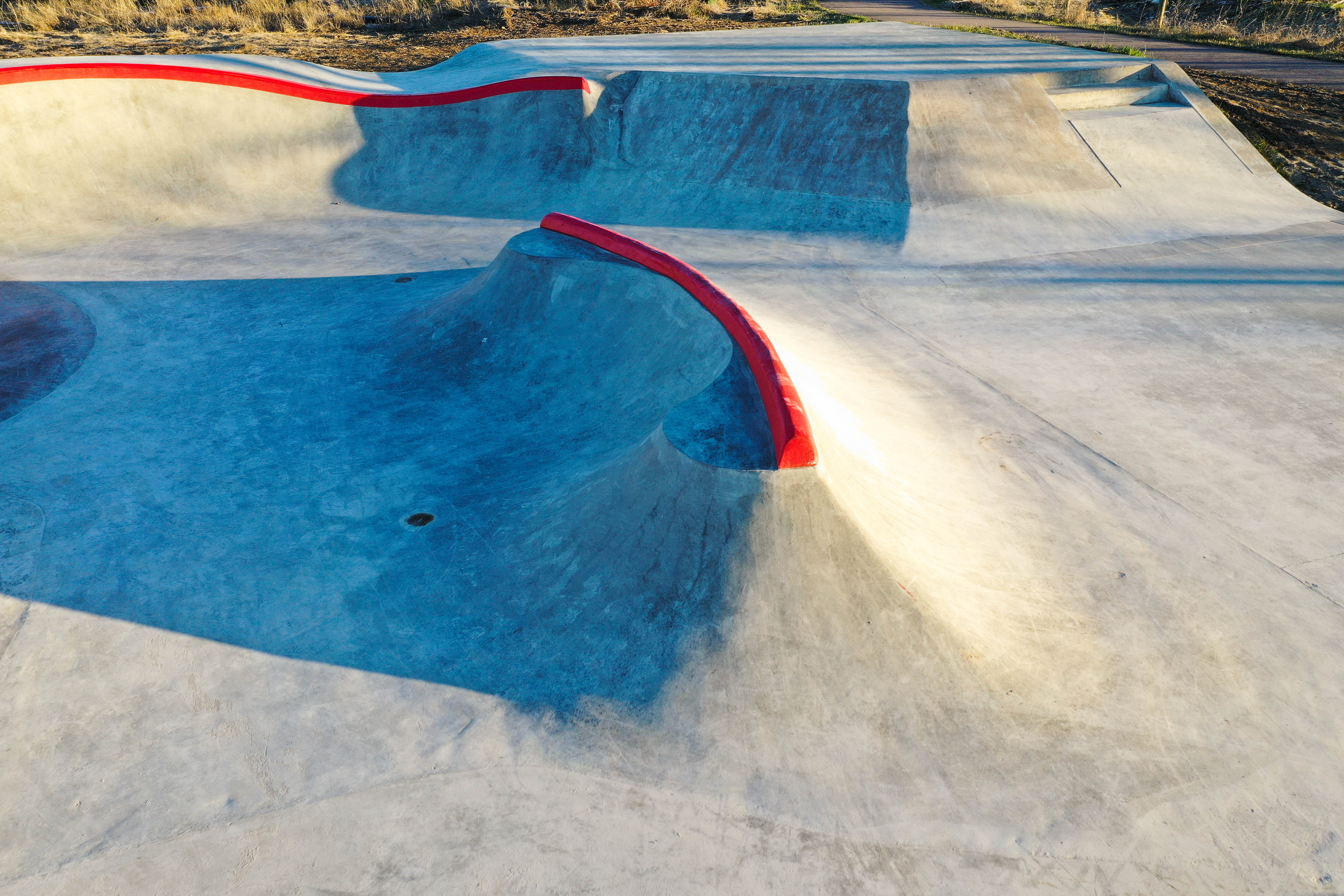 Little curb/spine addition at the peaceful Darby, Montana skatepark 🐴 💥 courtesy of @mtskateparkassociation