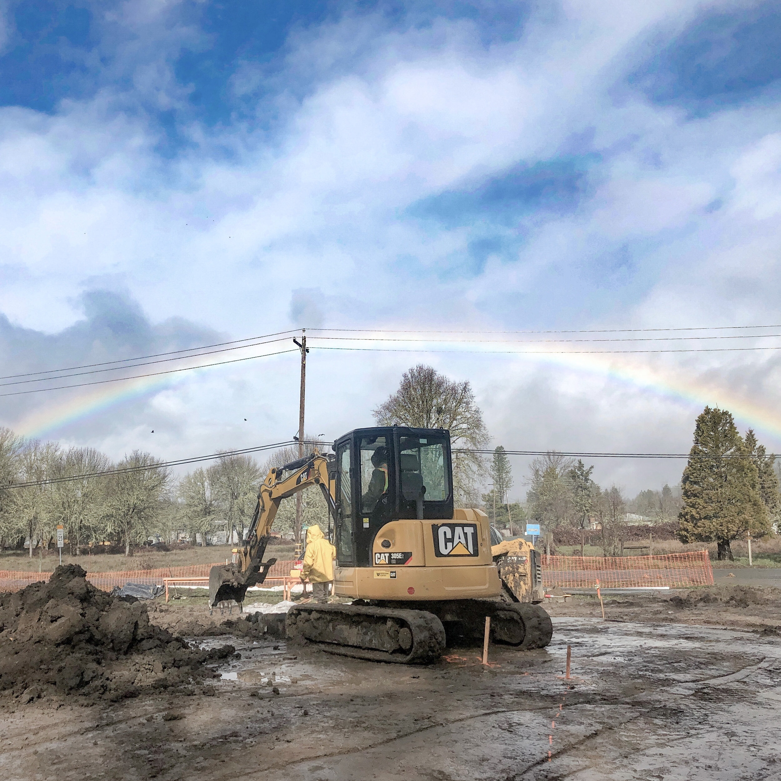 New Evergreen park under the rainbow 🌈 in Laytonville, California