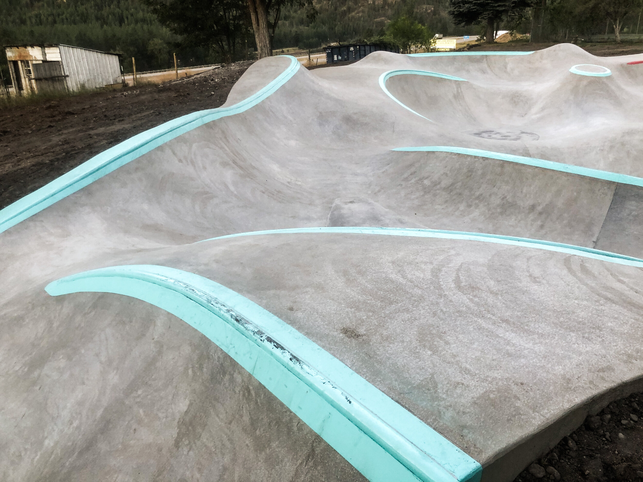 Alberton, Montana ✨ custom shapes &amp; blends of the correct proportion &amp; placement make #skateboarding really fun 😎
