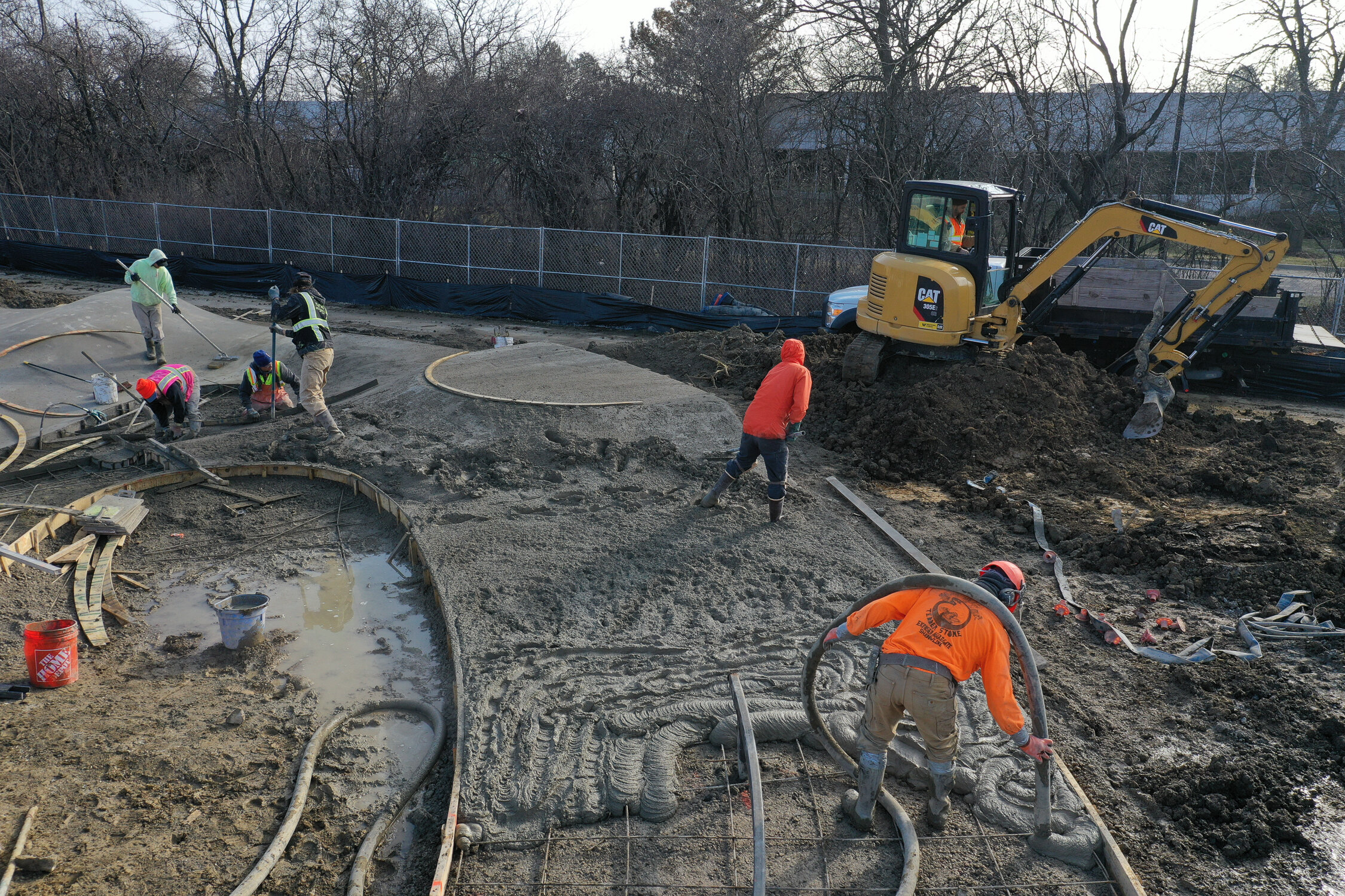 #skateparkconstruction in Vernon Hills, Illinois 💪🏽