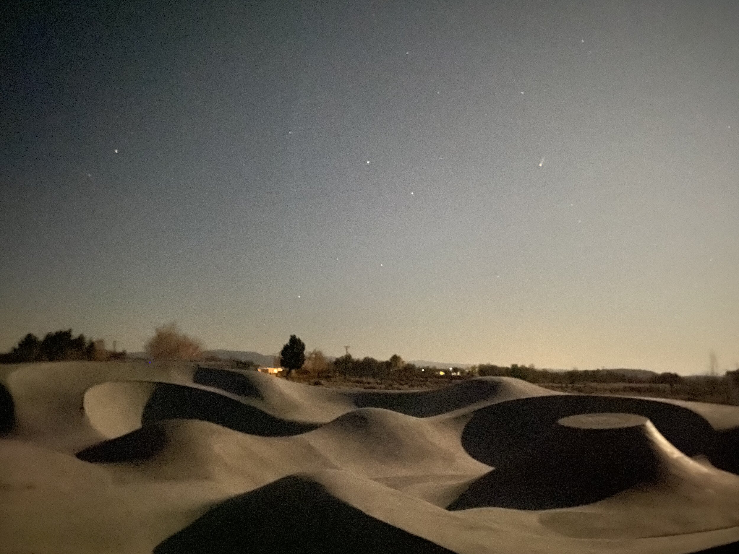 Desert Moon 🌙 skating here is out of this world