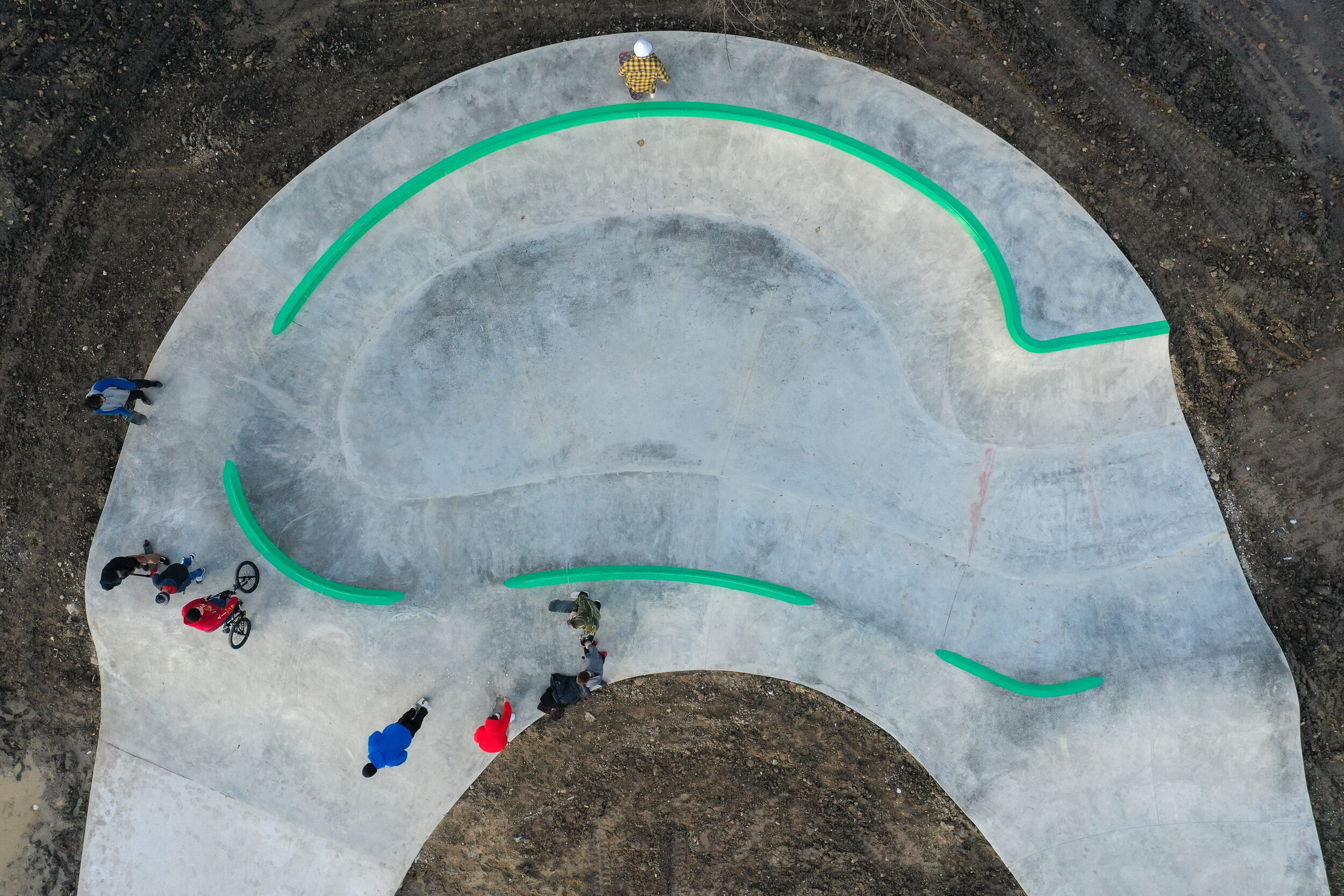 The Sturtevant, Wisconsin #skatepath is a great mixture of street obstacles, transition, &amp; flow and for its small footprint (5,900 square feet) it holds a crowd pretty well 💯 