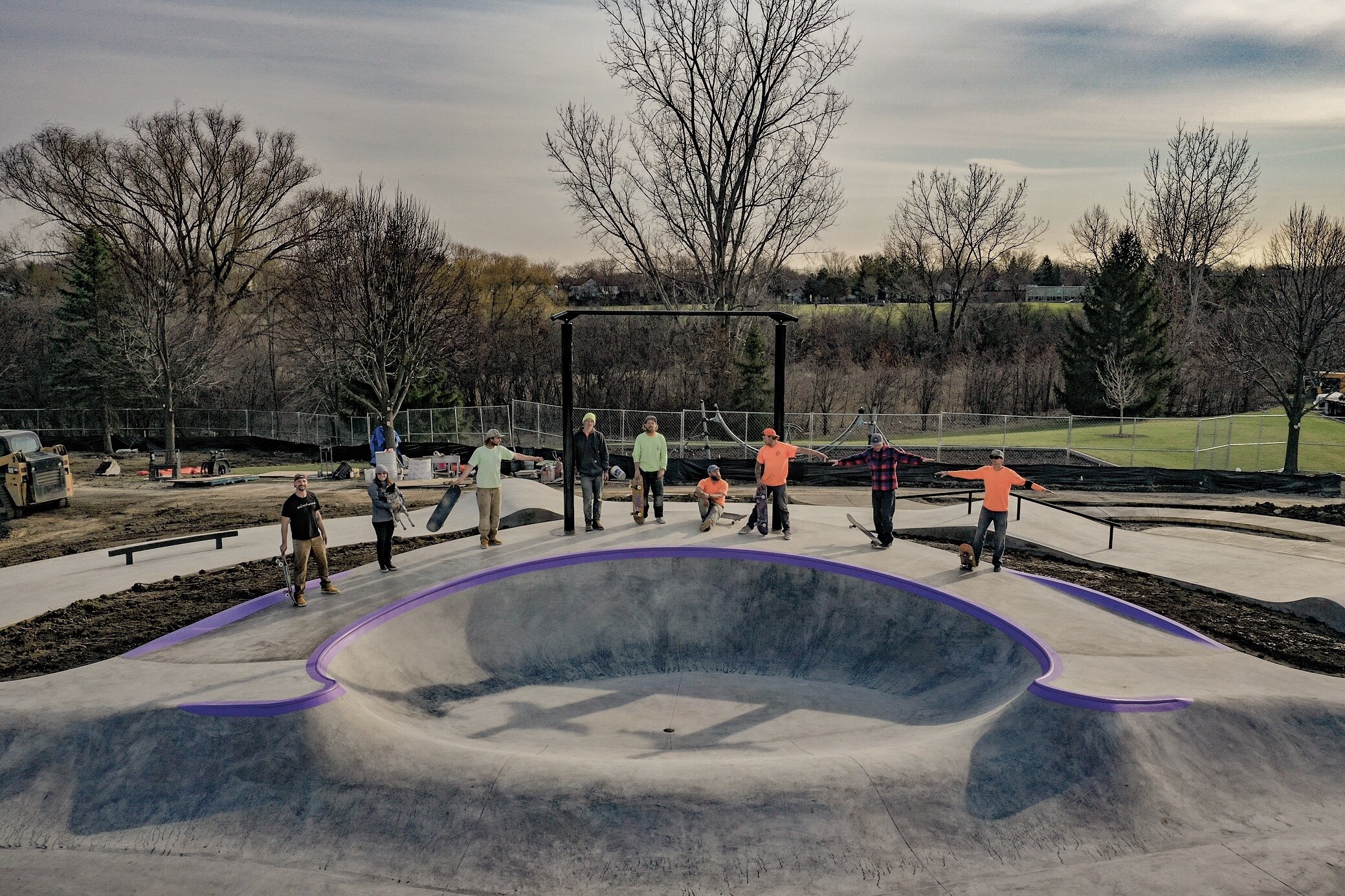 Vernon Hills, Illinois crew 💪🏽 Fun new park north of Chicago. 