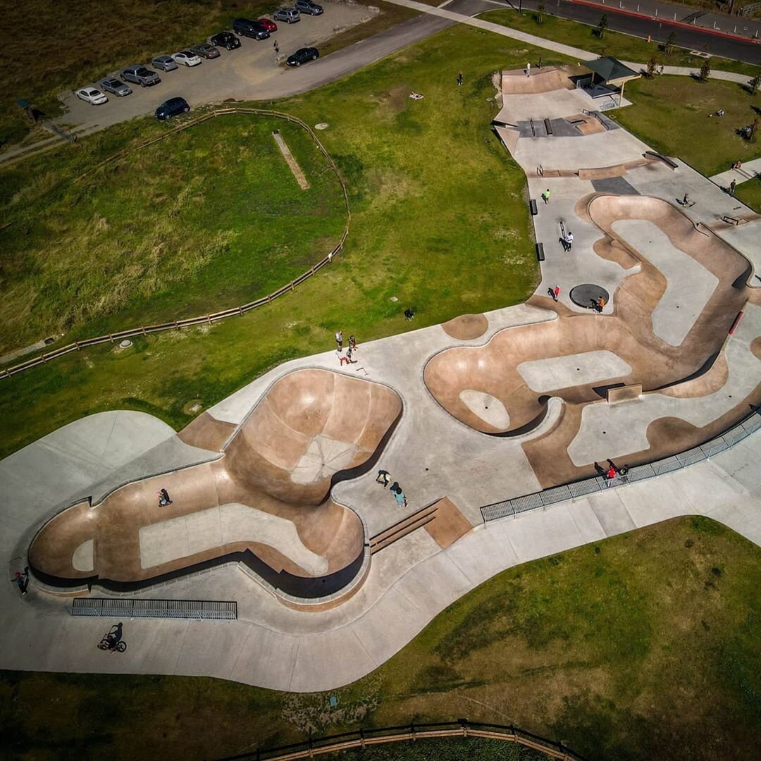 Over view of the new park in Lake Stevens, Washington north of Seattle ~ 17,500 square feet of fun ⚡️