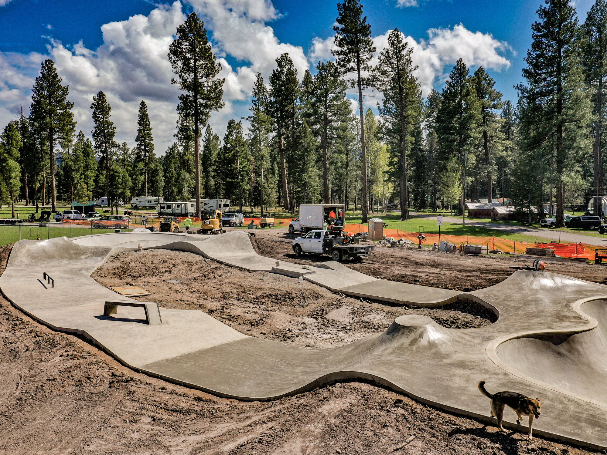 Path to fun ➡️ Lincoln, Montana 🌲 courtesy of #montanapoolservice &amp; @mtskateparkassociation