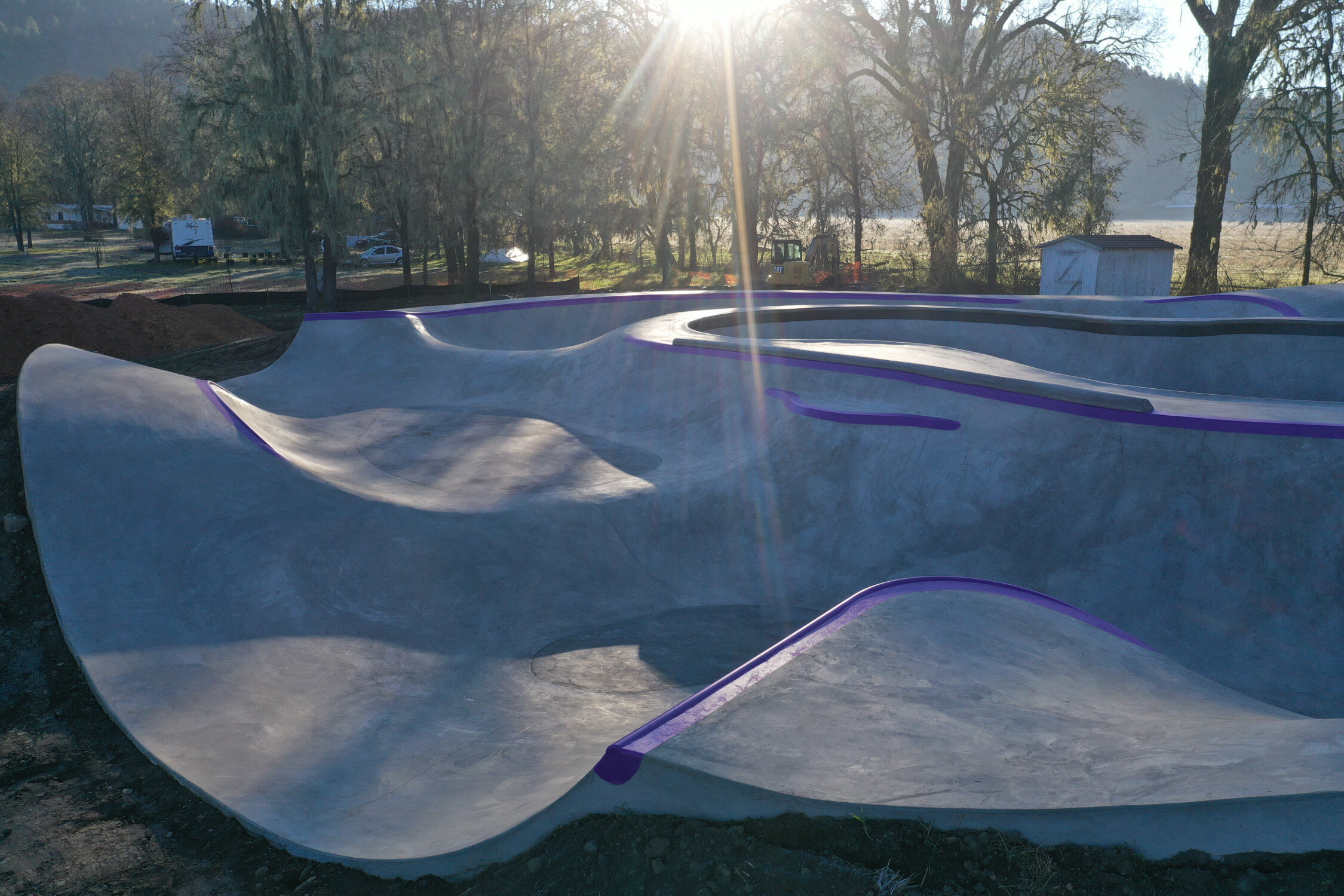 All the fun shapes 🪐 Northern California’s newest skate spot